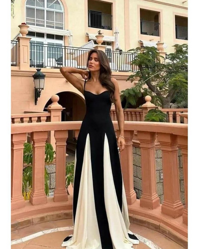 Viara - Paneled Maxi Dress