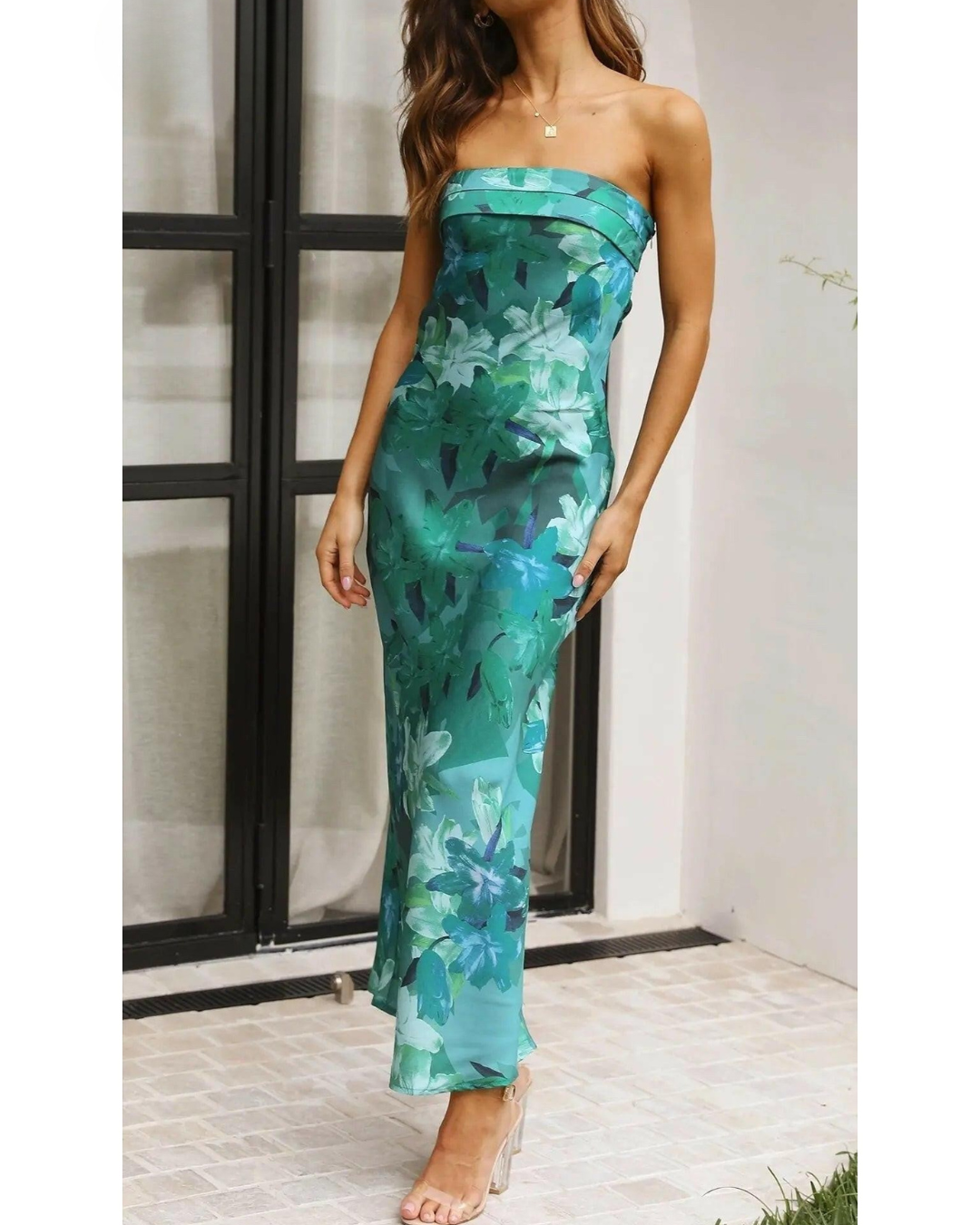 Bellamy - Sleeveless Floral Maxi Dress