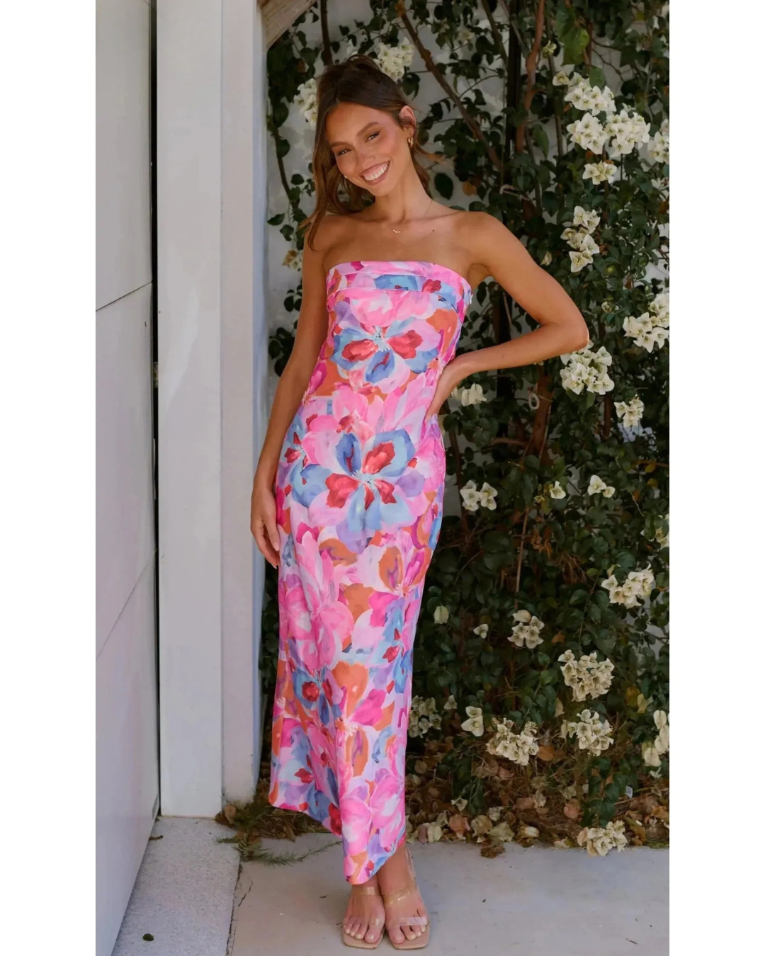 Jacyntha - Strapless Summer Chic Dress