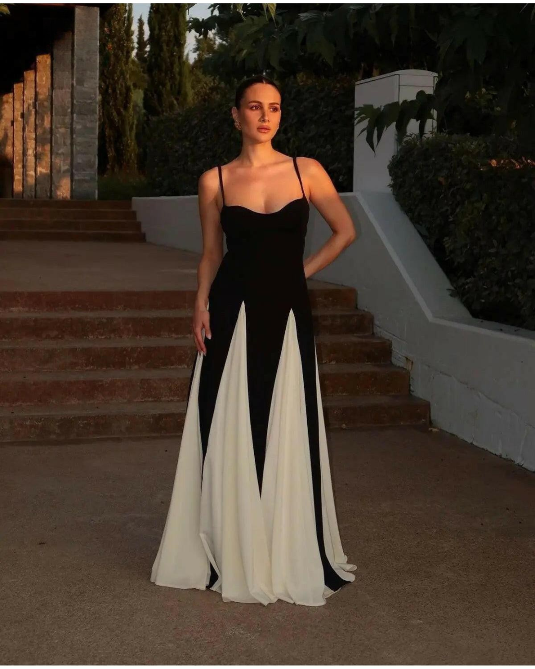 Viara - Paneled Maxi Dress