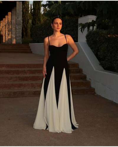 Viara - Paneled Maxi Dress