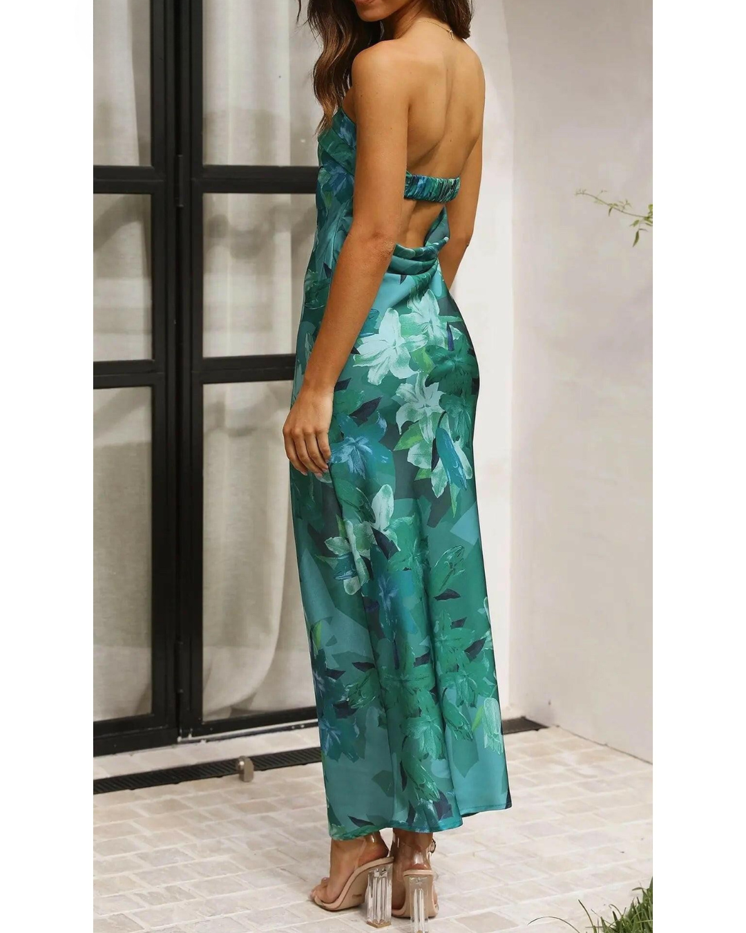 Bellamy - Sleeveless Floral Maxi Dress
