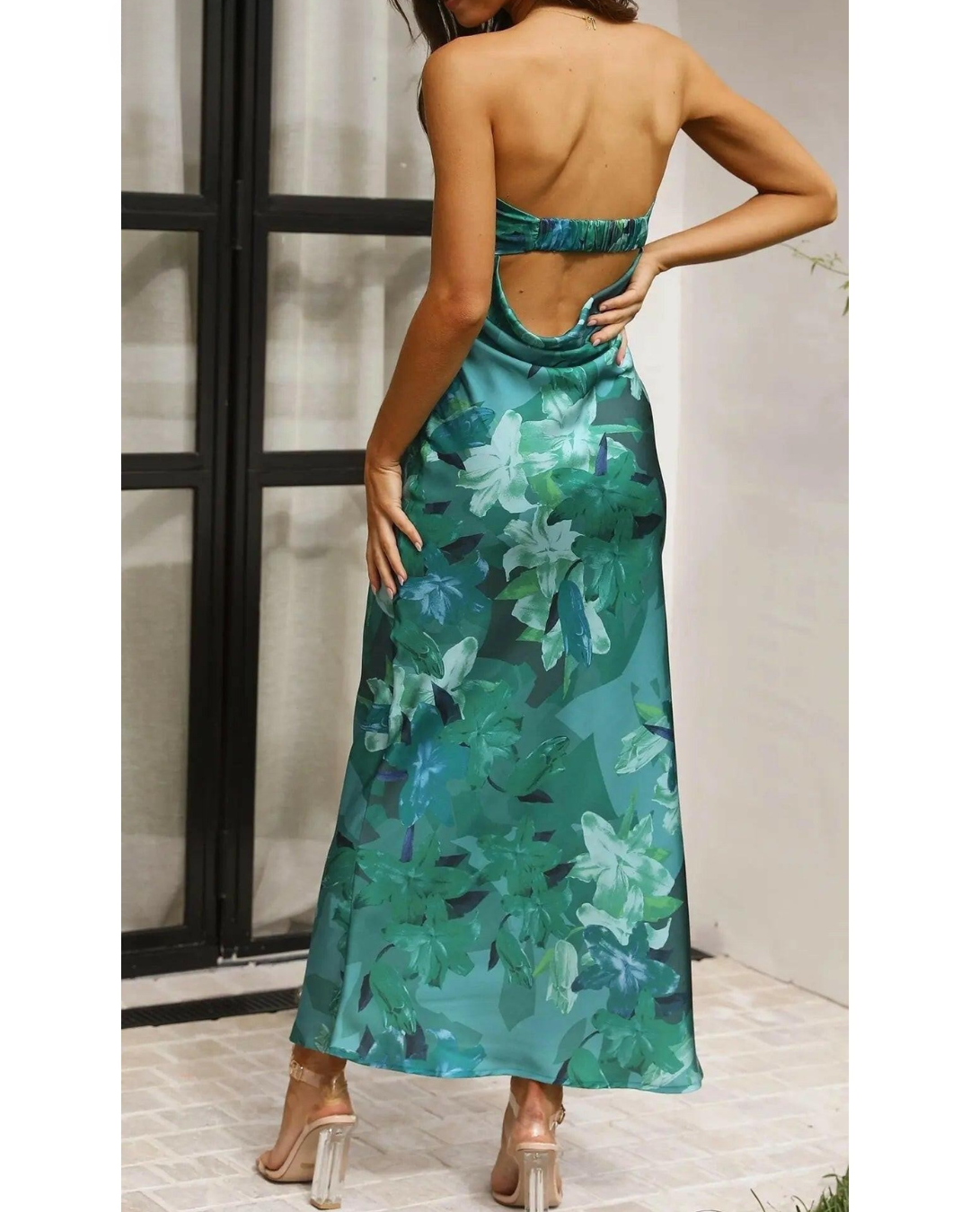 Bellamy - Sleeveless Floral Maxi Dress
