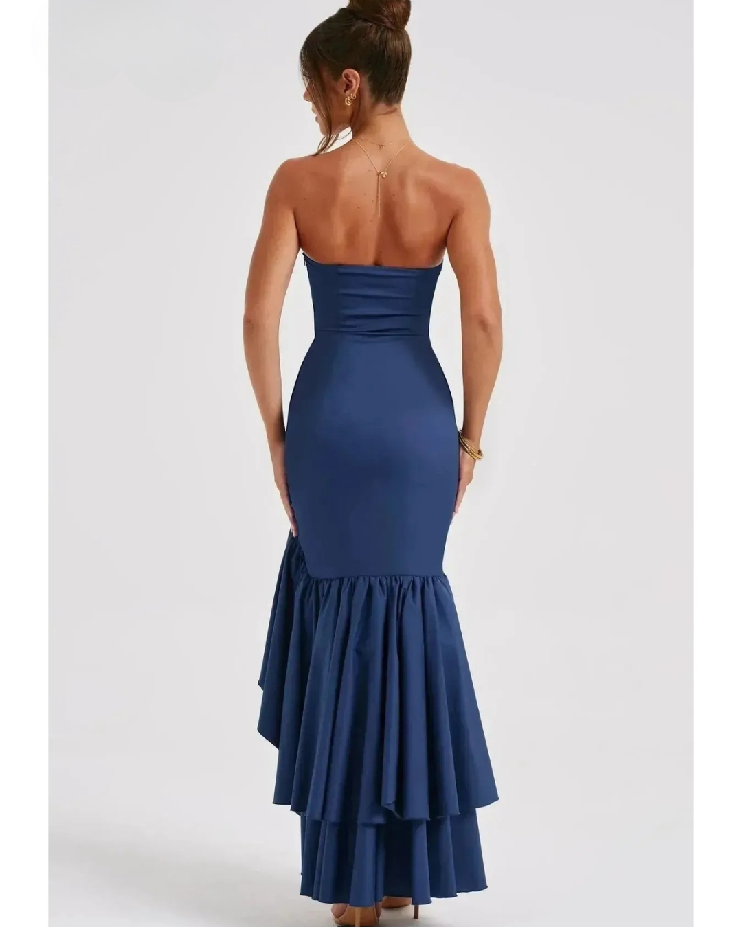 Riviera | Sleeveless Slit Ruffle Maxi Dress