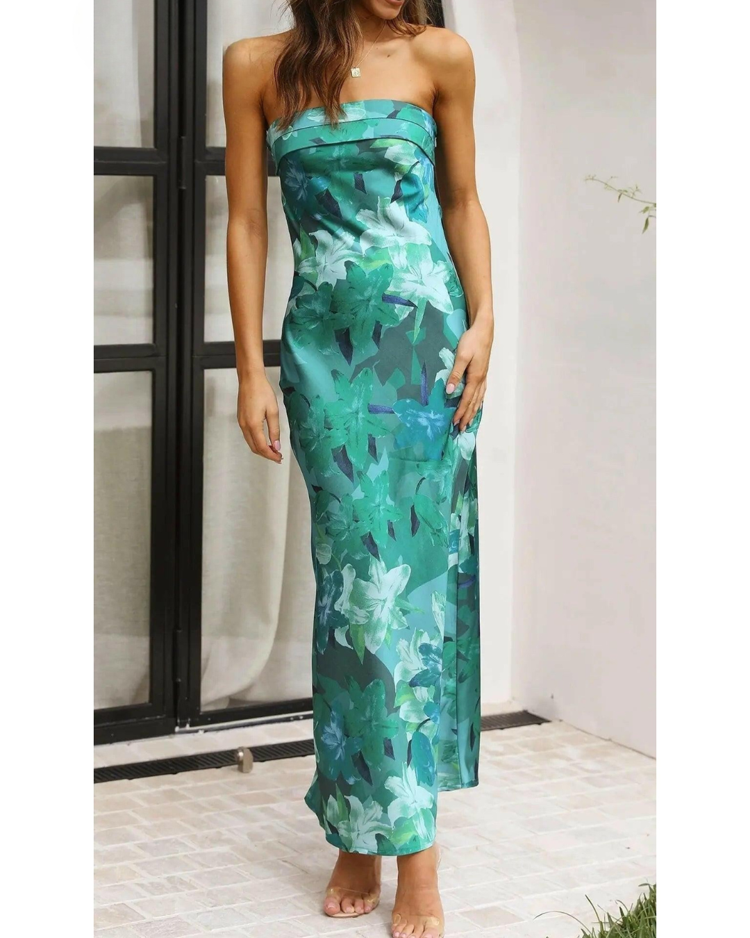 Bellamy - Sleeveless Floral Maxi Dress