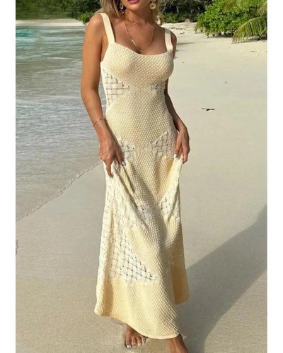 Elowen - Elegant Knitted Maxi Dress