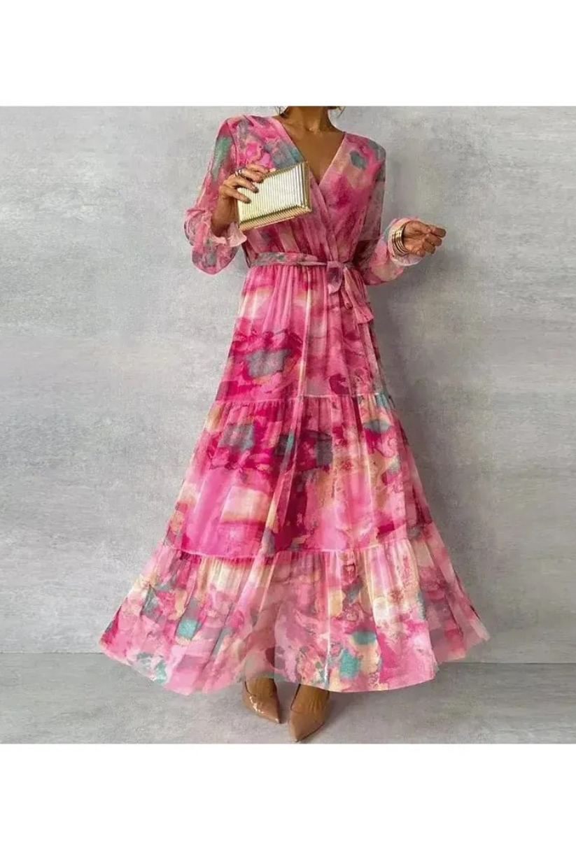 Emily - Elegant Floral Dress