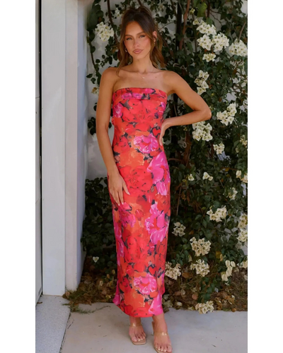 Jacyntha - Strapless Summer Chic Dress