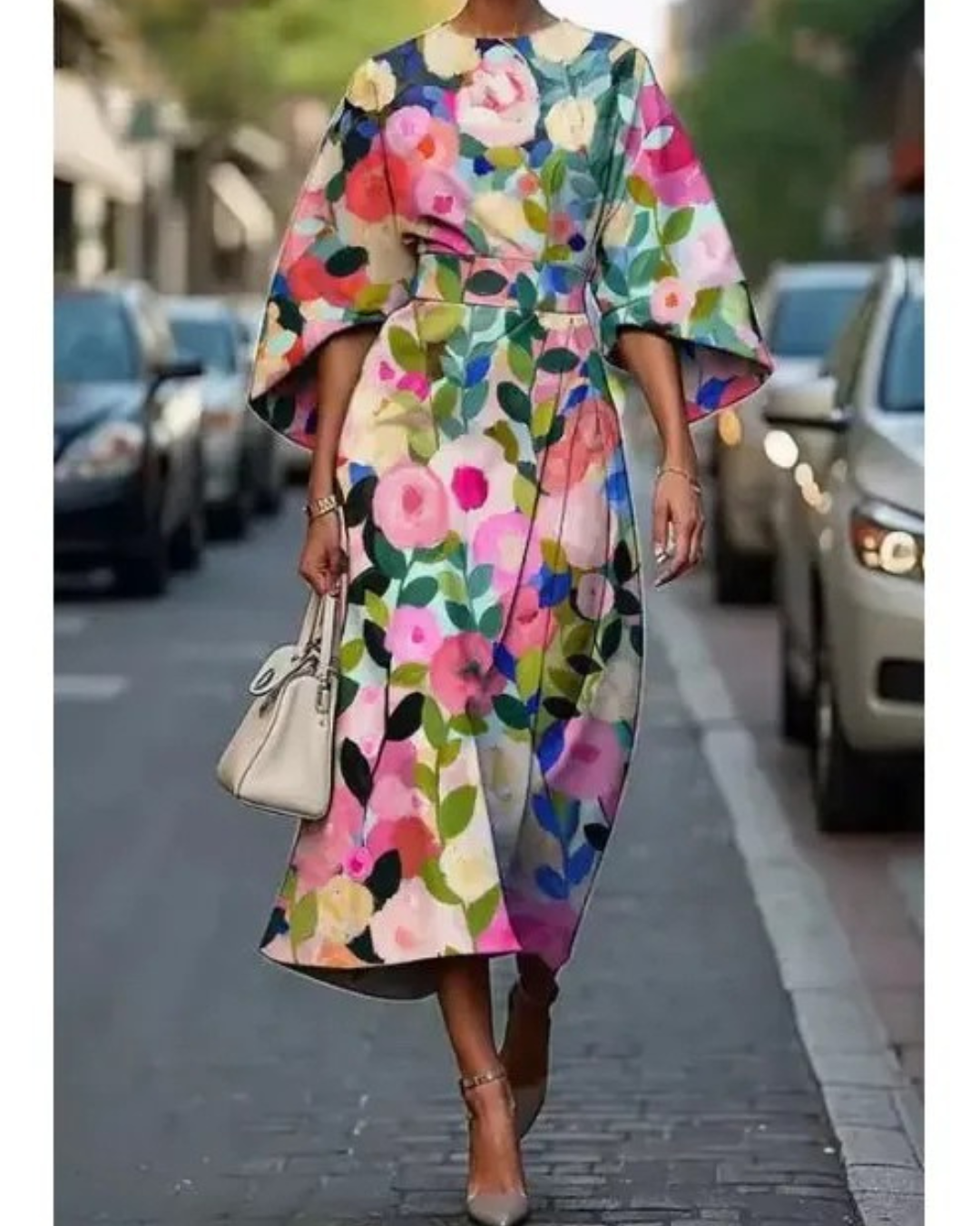 Michelle | Elegant Floral Dress