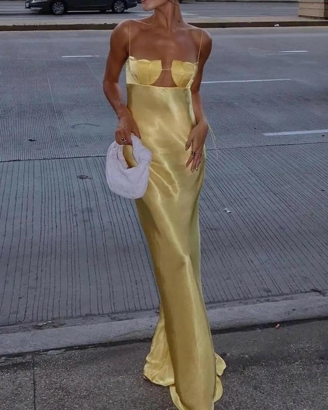 Sienna - Suspender Maxi Dress