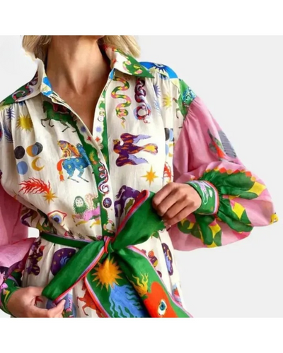 Delphina - Italian Maxi Dress