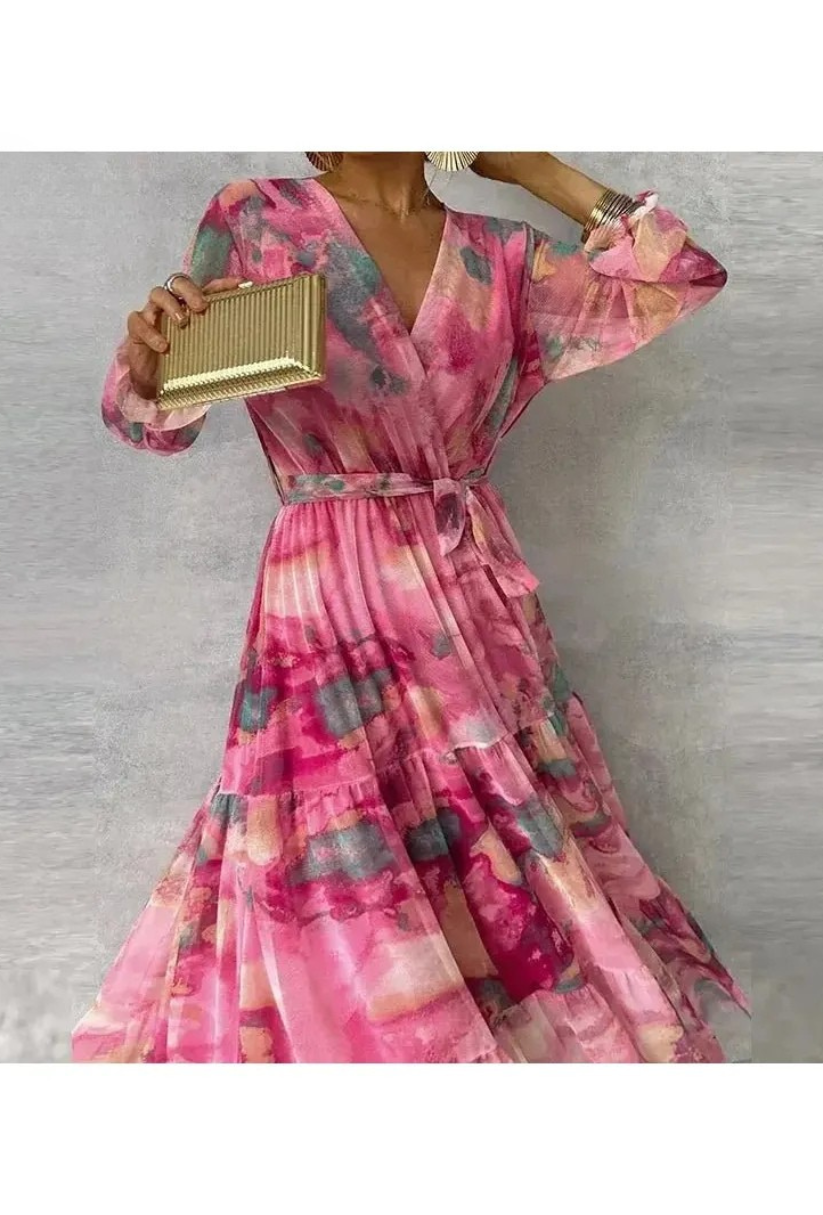 Emily - Elegant Floral Dress