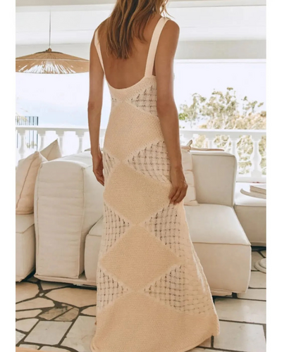 Elowen - Elegant Knitted Maxi Dress