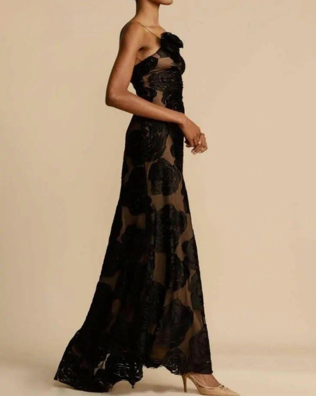 Sara | Flower Maxi Dress