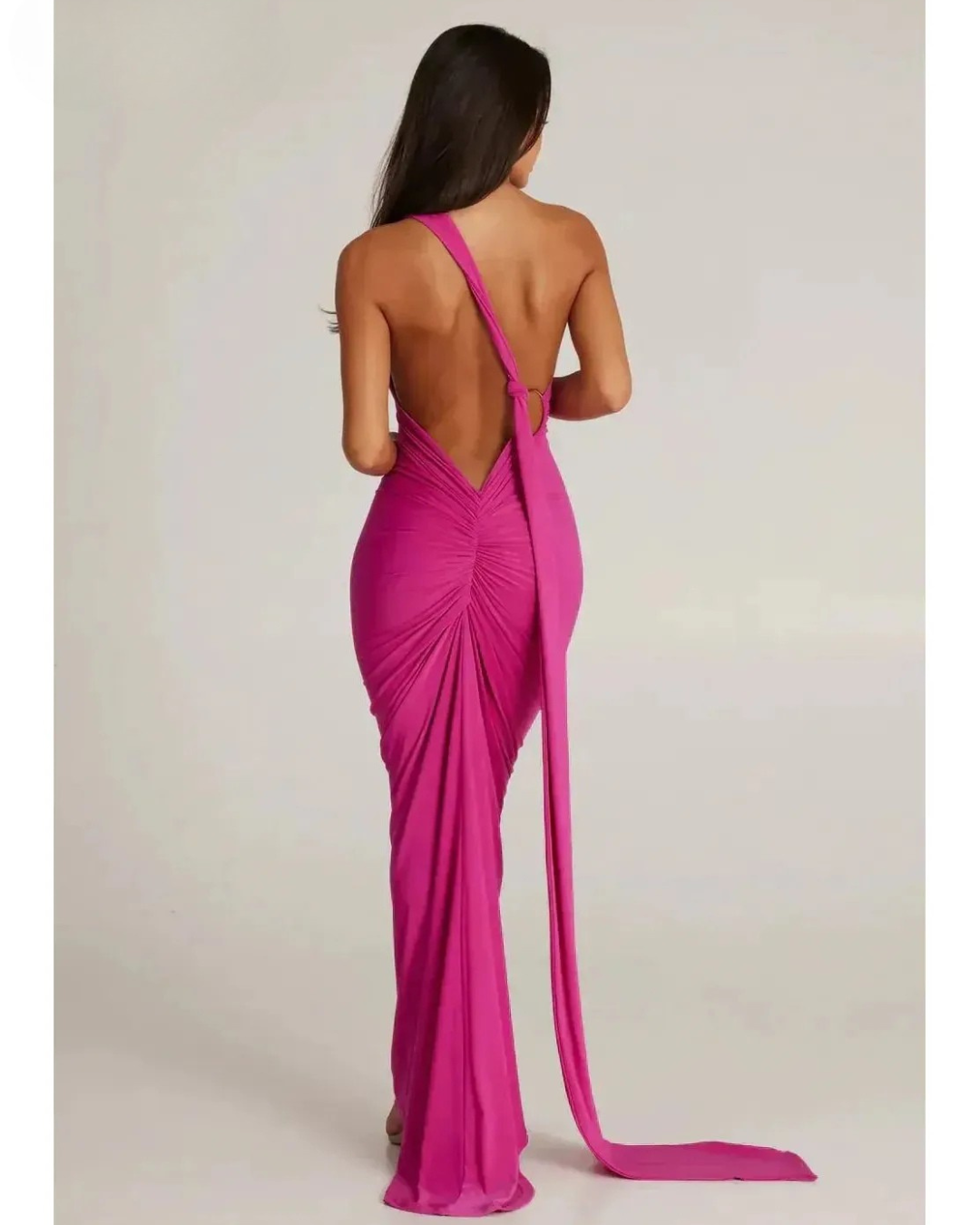 Felina - One Shoulder Cut-Out Maxi Dress