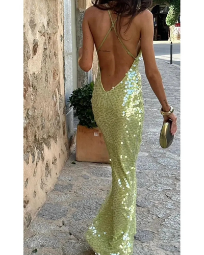 Kendal - Sequins Maxi Dress