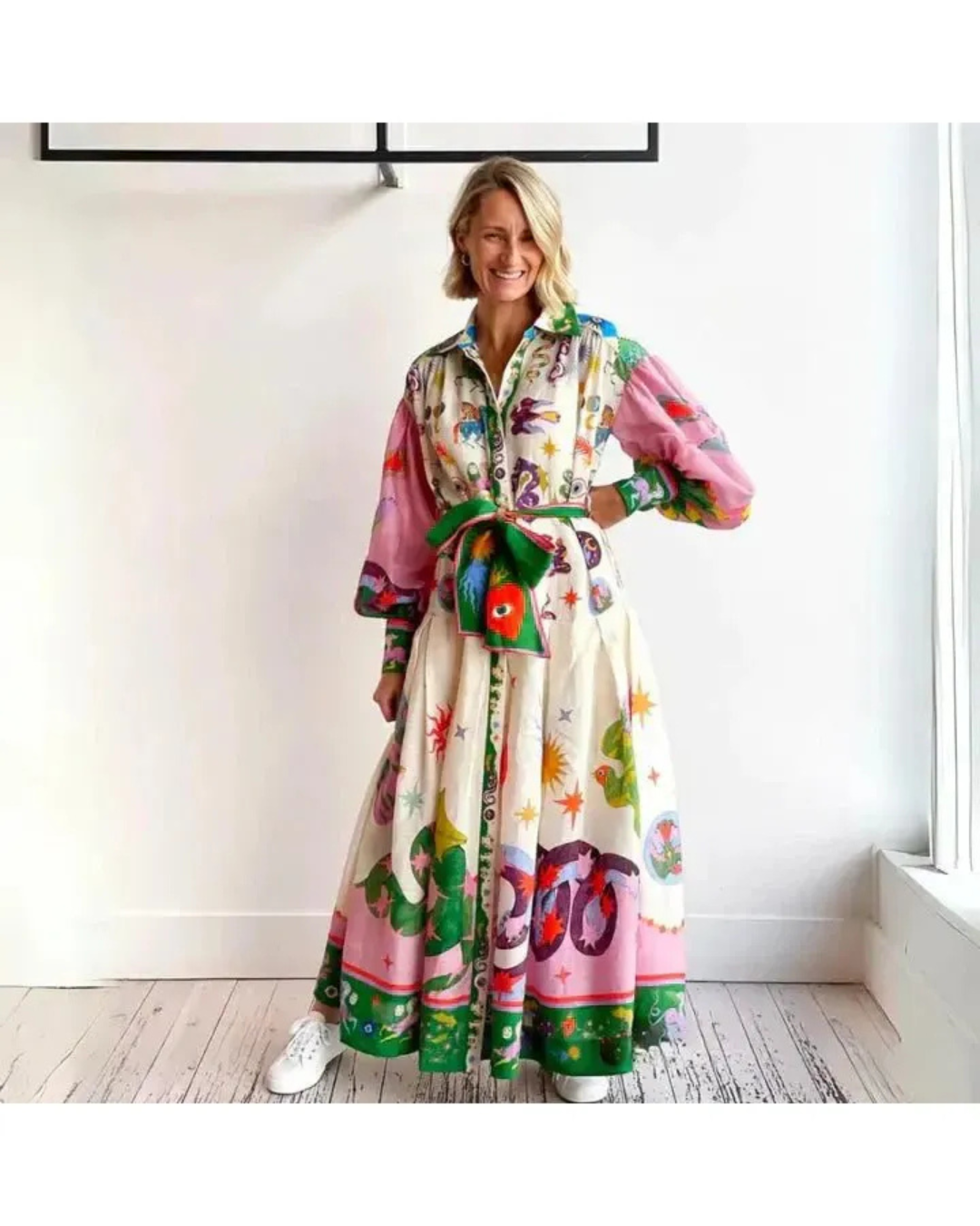 Delphina - Italian Maxi Dress