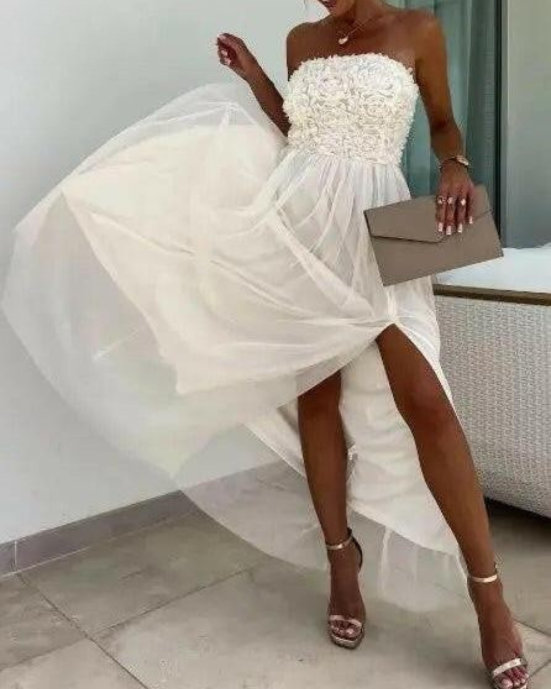 Dorothy - One-Shoulder Flowy Maxi Dress