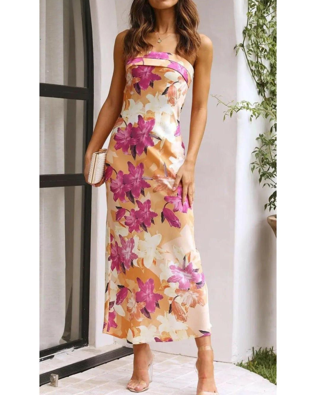 Bellamy - Sleeveless Floral Maxi Dress
