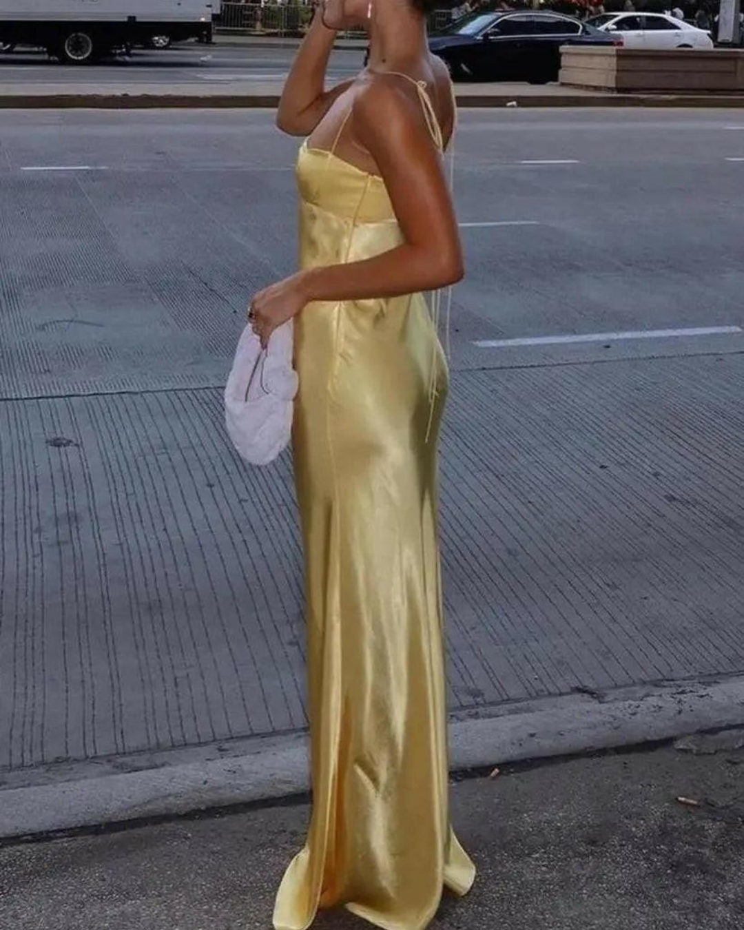 Sienna - Suspender Maxi Dress