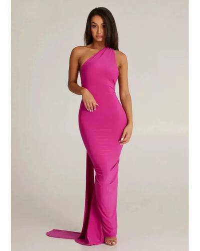 Felina - One Shoulder Cut-Out Maxi Dress