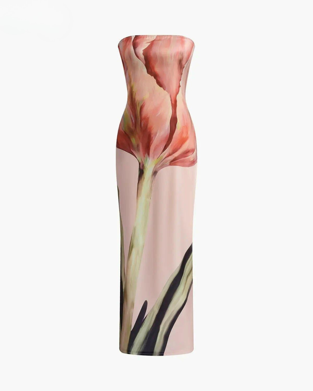 Dyantha - Floral Print Satin Dress
