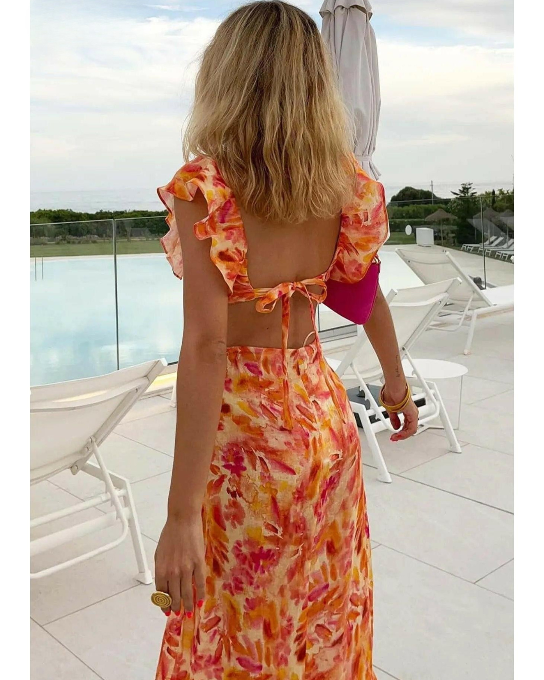 Ariella | Floral Ruffle Dress