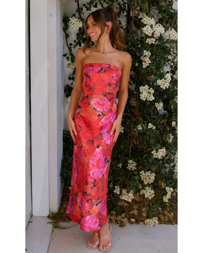 Jacyntha - Strapless Summer Chic Dress