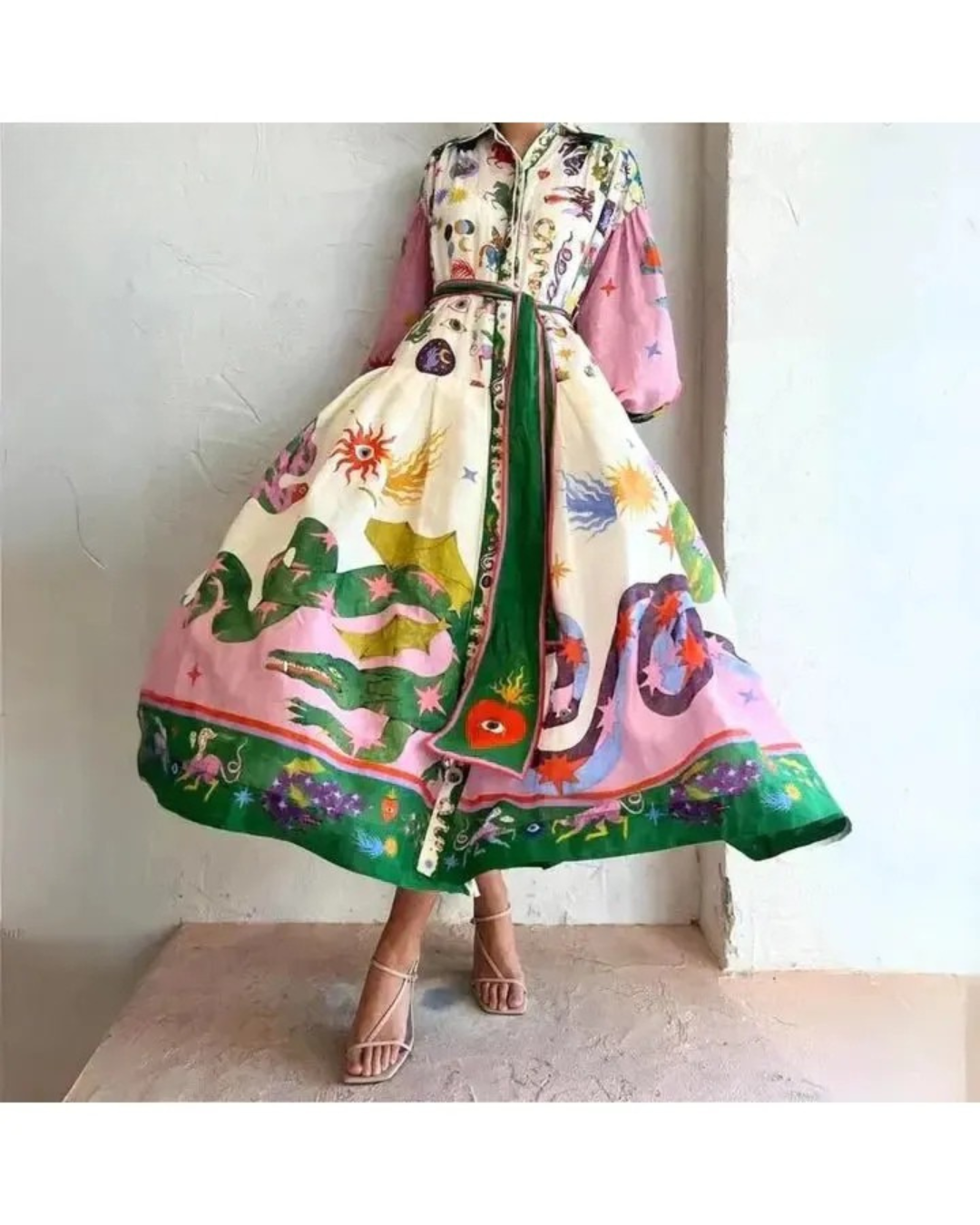 Delphina - Italian Maxi Dress