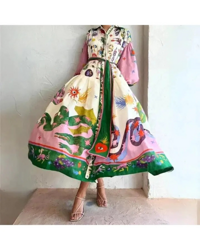 Delphina - Italian Maxi Dress