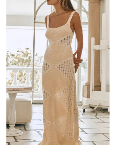 Elowen - Elegant Knitted Maxi Dress
