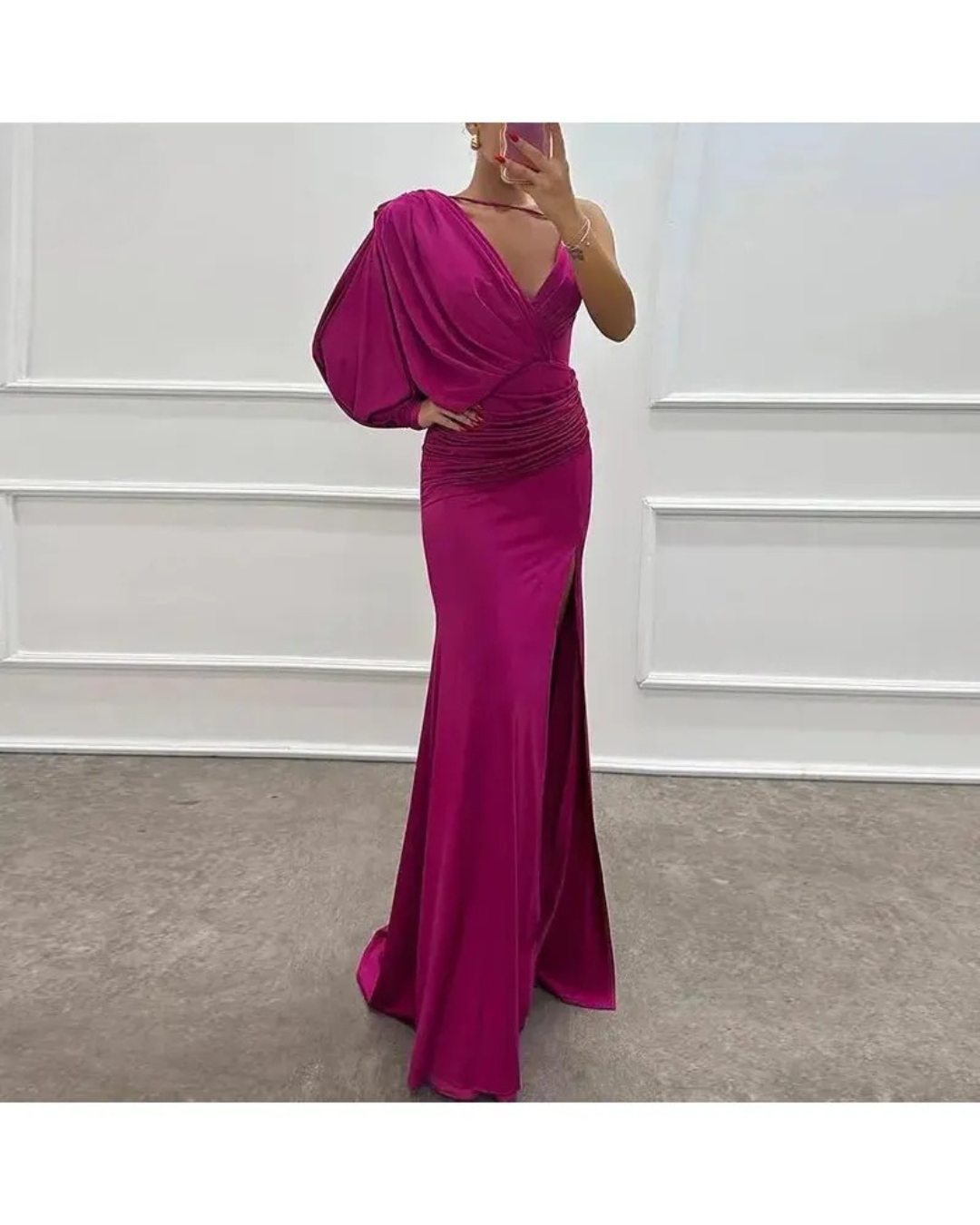 Iliana | One-Shoulder Gown