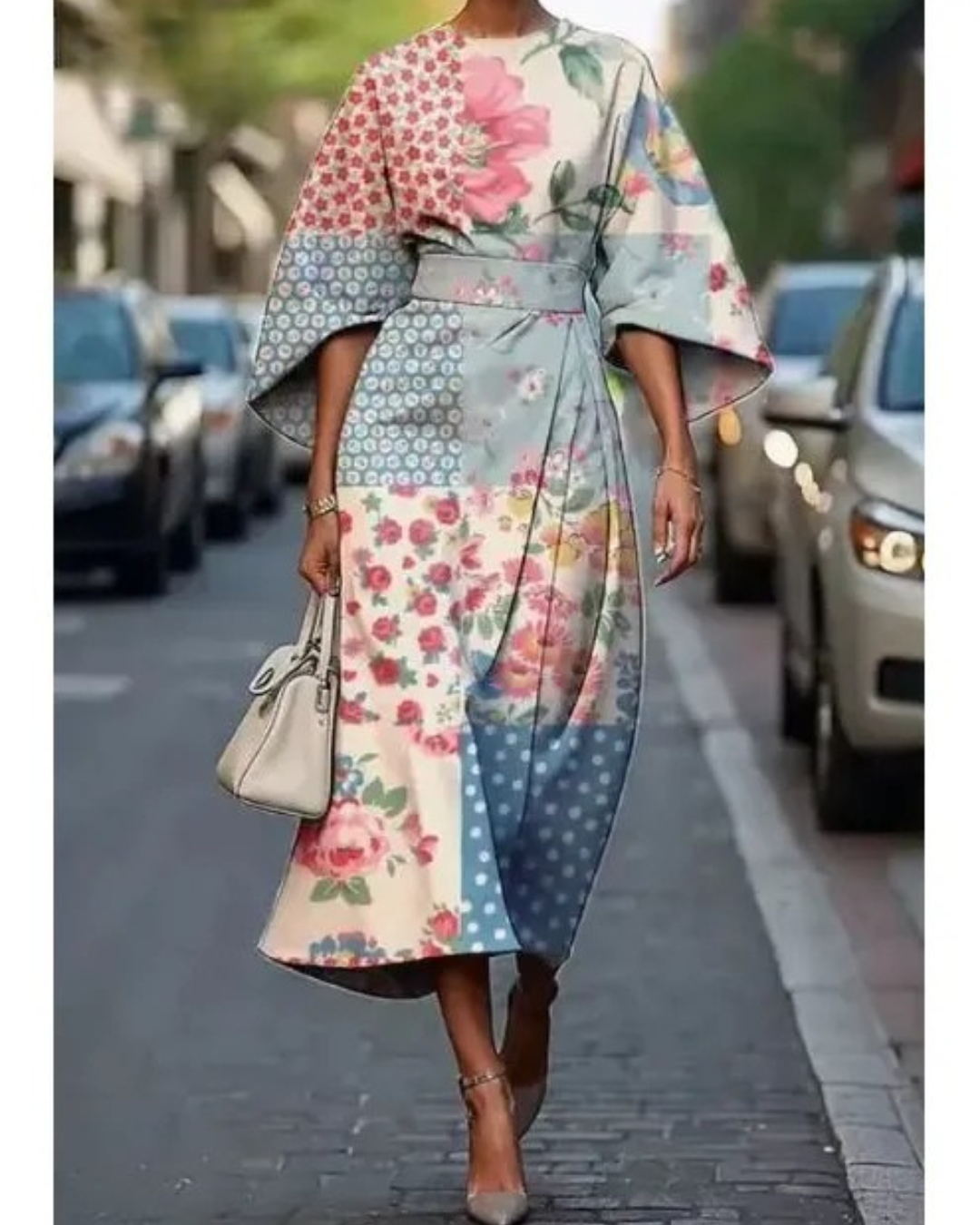 Michelle | Elegant Floral Dress