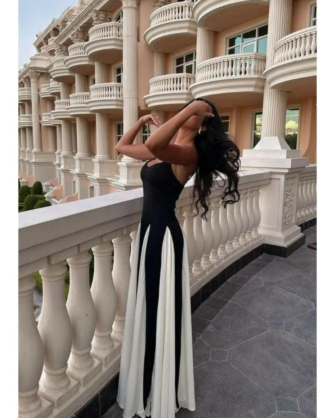 Viara - Paneled Maxi Dress