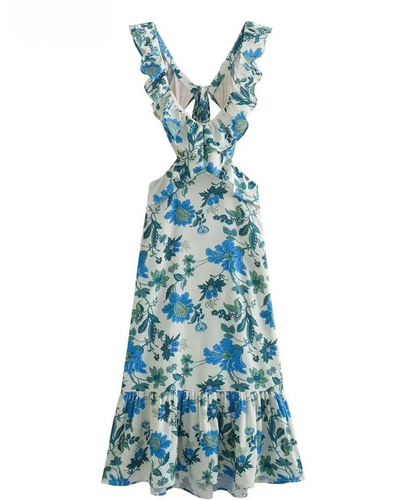 Ariella | Floral Ruffle Dress