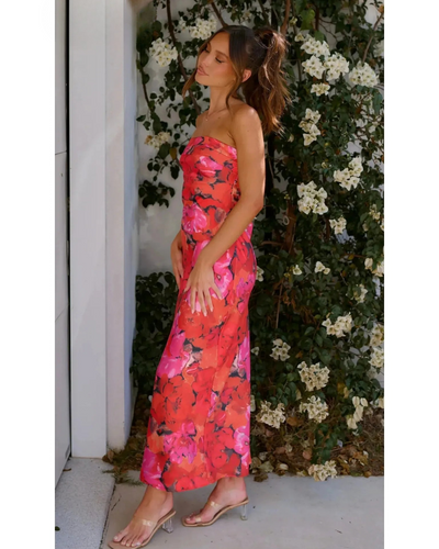 Jacyntha - Strapless Summer Chic Dress