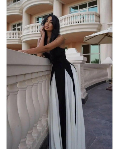 Viara - Paneled Maxi Dress