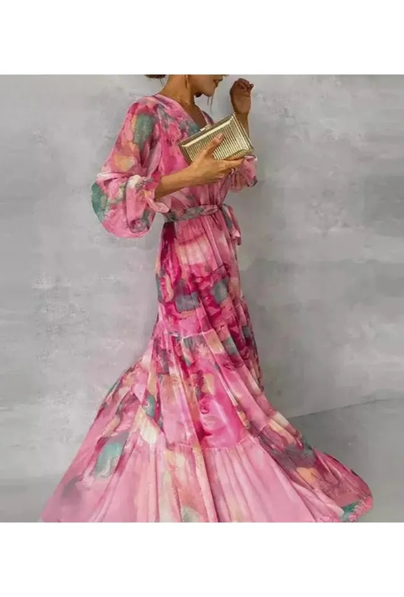 Emily - Elegant Floral Dress