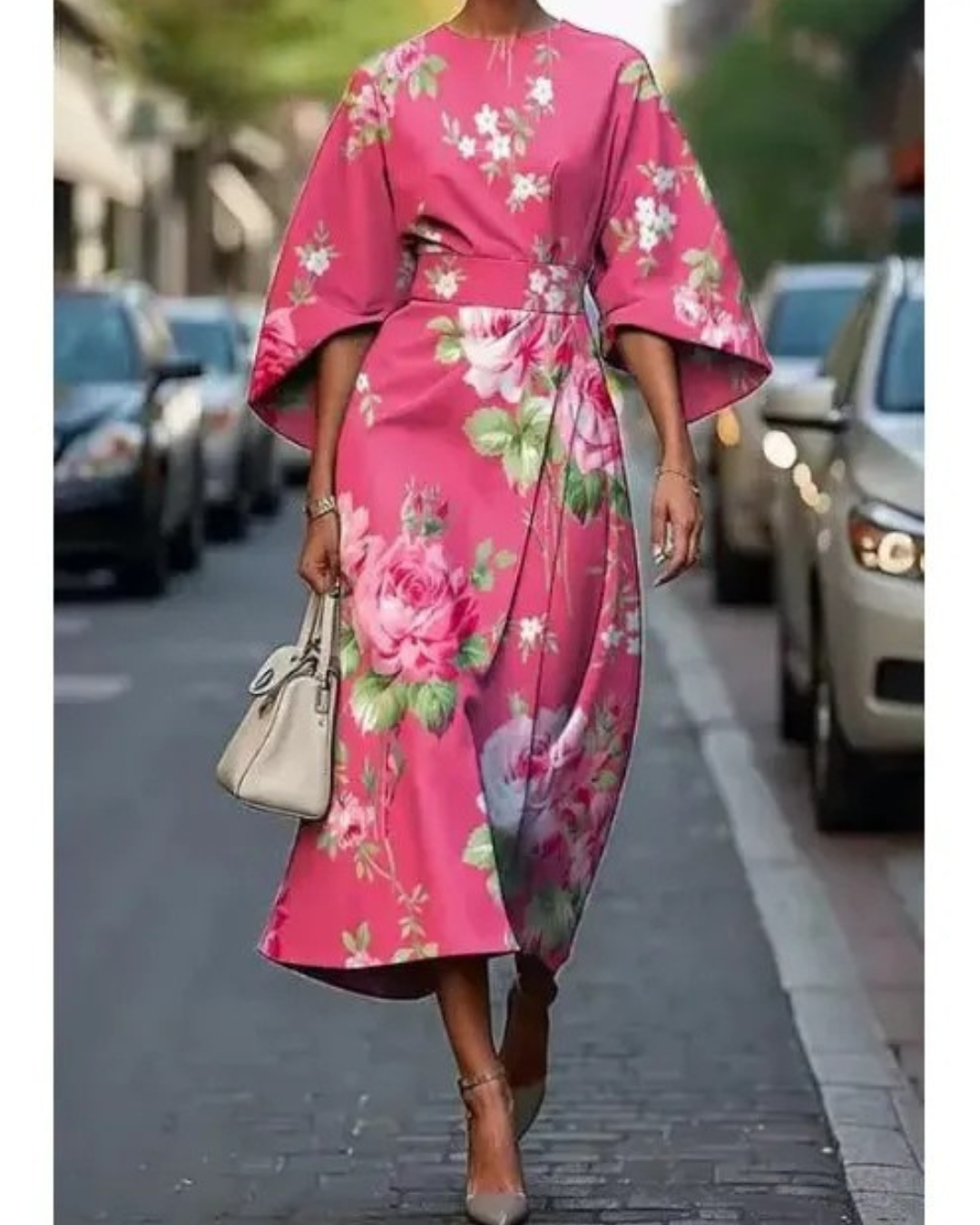 Michelle | Elegant Floral Dress