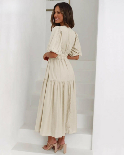 Avalon - Dress with Puff Sleeves
