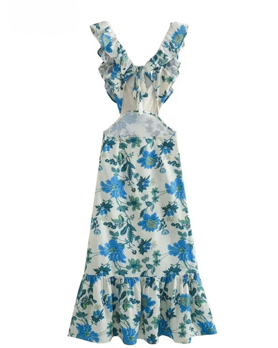 Ariella | Floral Ruffle Dress