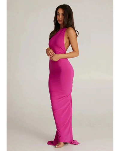 Felina - One Shoulder Cut-Out Maxi Dress