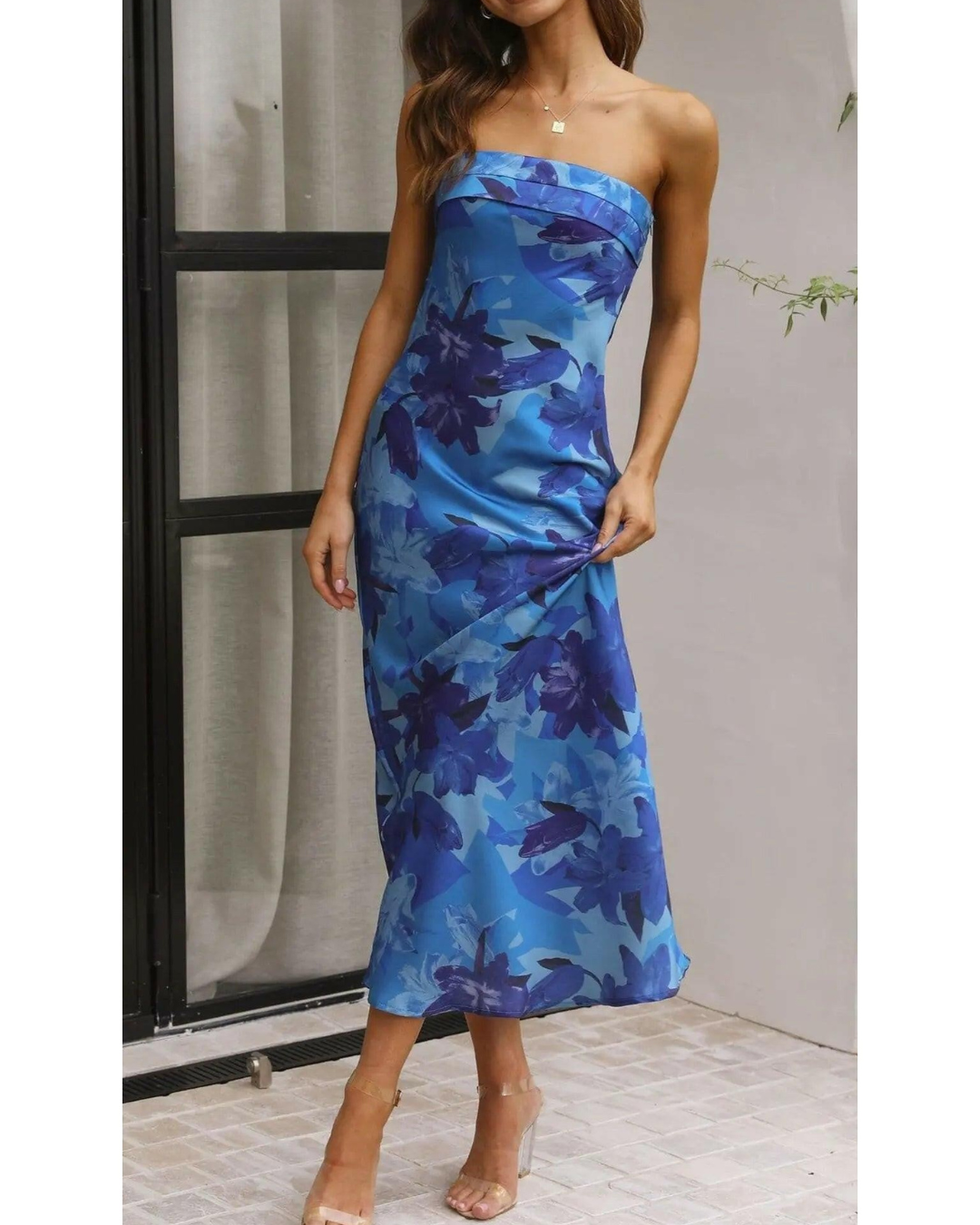 Bellamy - Sleeveless Floral Maxi Dress