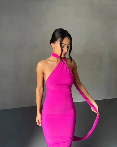 Felina - One Shoulder Cut-Out Maxi Dress