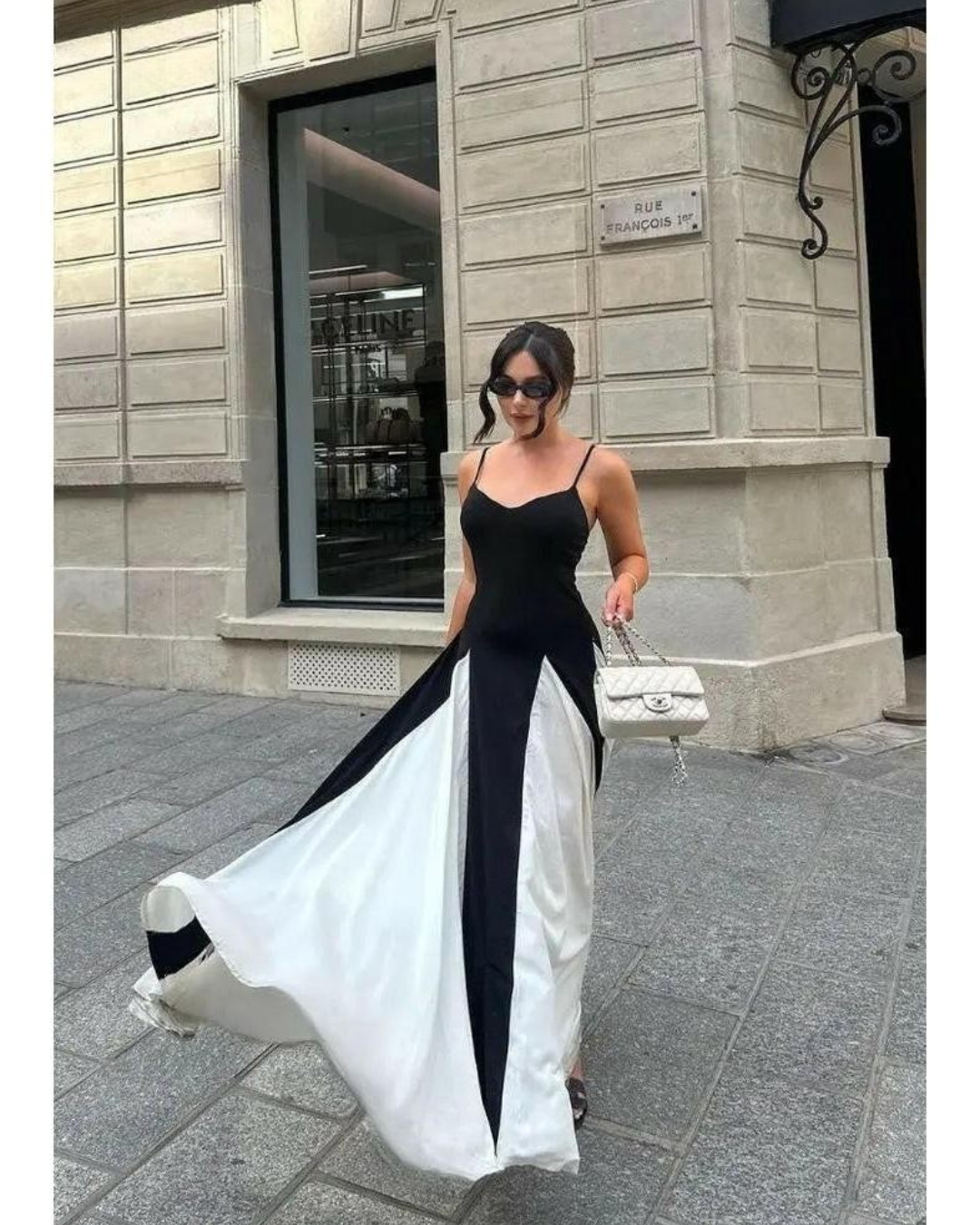 Viara - Paneled Maxi Dress