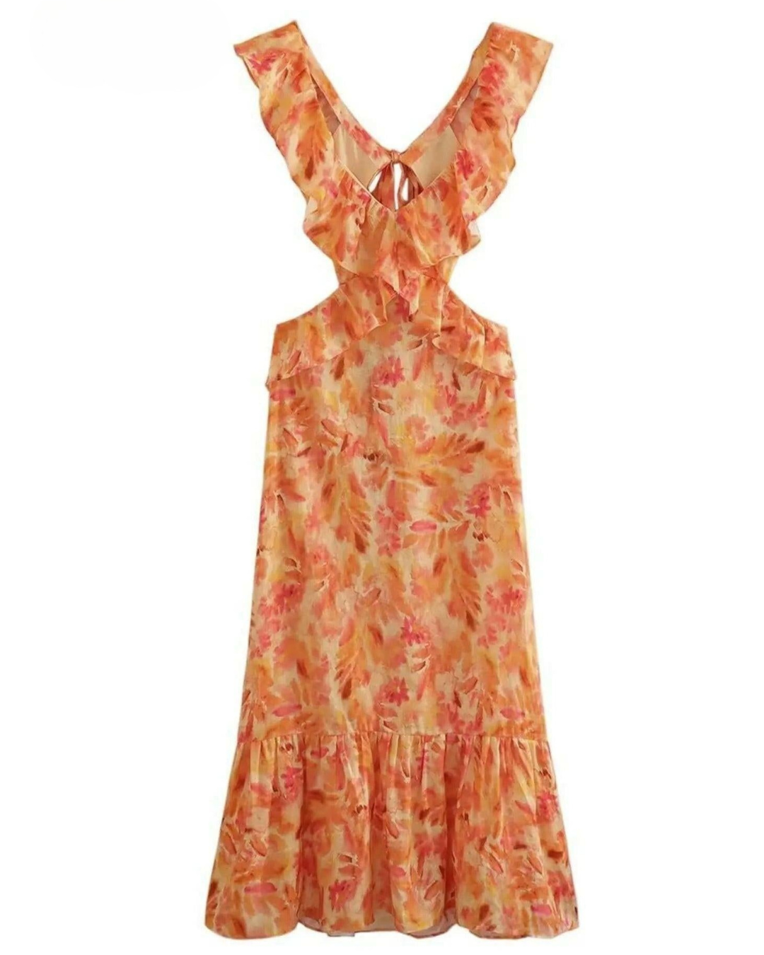 Ariella | Floral Ruffle Dress