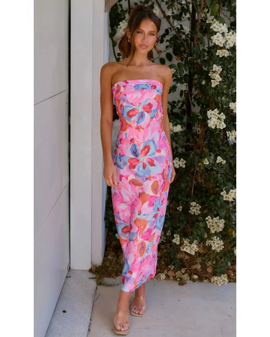 Jacyntha - Strapless Summer Chic Dress