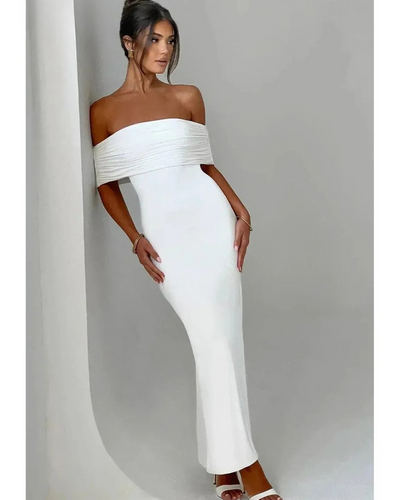 Olympia - Elegant Backless Maxi Dress