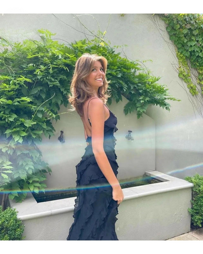 Aliza | Ruffled Maxi Dress