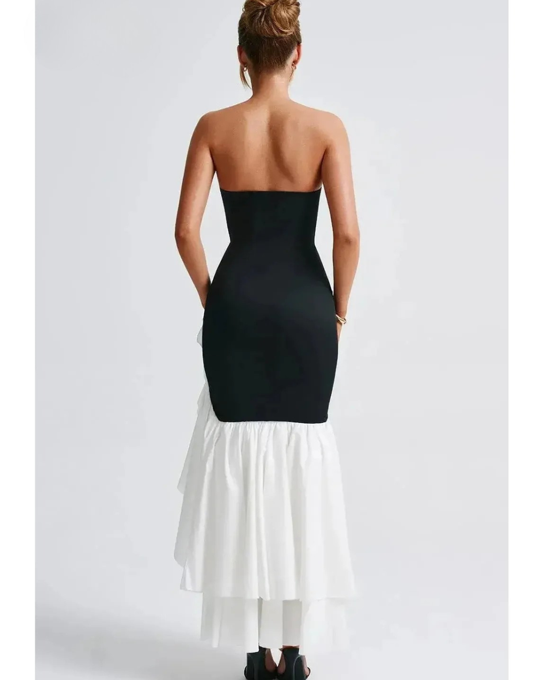 Riviera | Sleeveless Slit Ruffle Maxi Dress